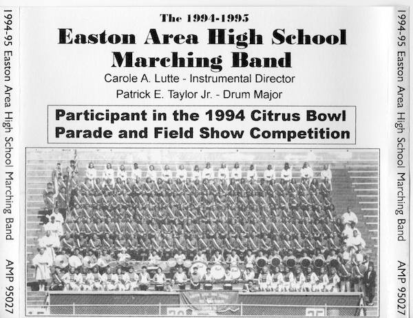 EAHS CD album art. Back cover.