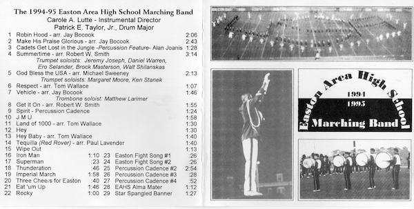 EAHS CD album art. Full cover.