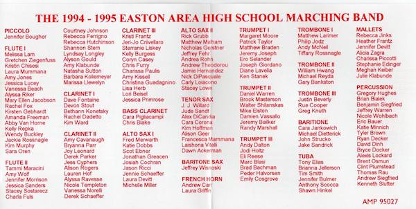 EAHS CD album art. Inside cover.