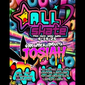 Live at All Skate April 19th, 2025