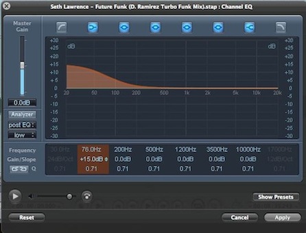 EQ section